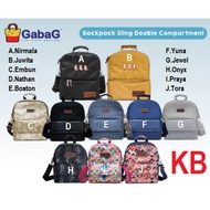 KBS Gabag Backpack Sling Double Comparment Cooler Bag Breast Milk Bag [18.11.25]