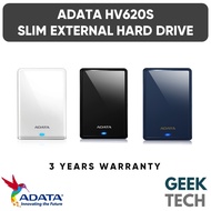 ADATA HV620S Slim External HDD Portable Hard Disk Drive 1TB/2TB - Compatible with PS5/XBox