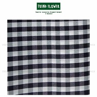 KAIN BALI POLENG TRIDATU MOTIF KOTAK KOTAK HITAM PUTIH KAIN BALI ADAT KAIN KEAGAMAAN KAIN KATUN KOTA