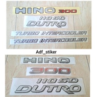 (T3RL4R1S) Stiker Hino 300 dutro 110 sd / Stiker dutro 110sd / stiker