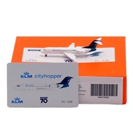 JC Wings 1: 400 Alloy Airplane Model Dutch Air Fokker Fokker 70 PH-KZM