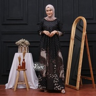 Bisa (COD) -Gamis batik. Gamis batik Jumbo LD 120 CM -gamis terbaru 2023 - BAJU GAMIS BATIK WANITA  