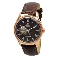 Orient FAG00001T0 Automatic Power Reserve Japan Made Open Heart Analog Stainless Steel Case Leather Strap