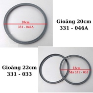 Single gasket for Cuckoo 1.8L rice cooker code 331-033, Cuckoo 1.2L rice cooker code 331-046A