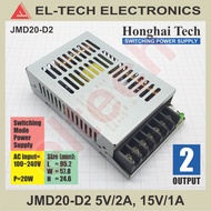 DISC PRICE - 5V 2A, 15V 1A 20W Power Supply Switching Honghai Power Supply JMD20-D2