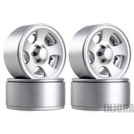 Rim 1.9 Stars 5 Hole Beadlock Wheel Rim Metal 1/10 RC Crawler Adventure mn999 HBR1001