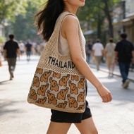B485 Thai Elephant Net Bag 3 Colors | Convenient Can Be Used Anywhere.