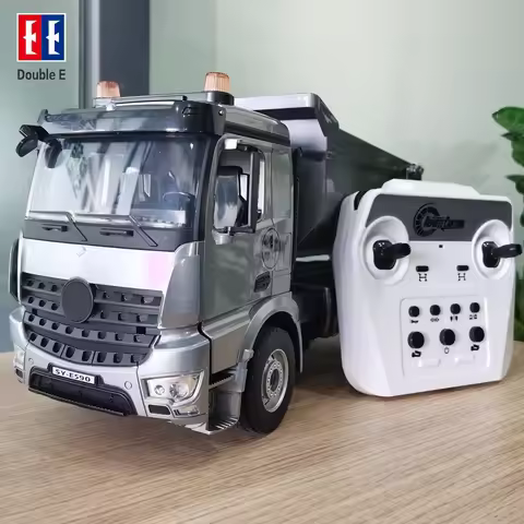 Double E E590 Large RC Dump Truck 1/20 Remote Control Truck Car Simulated Engineering Vehicle Toys A