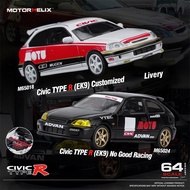 MOTORHELIX 1:64 Civic TYPE R (EK9) Diecast Model Car