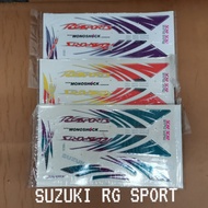 SUZUKI RG SPORT (2) BODY STICKER SET - DECAL MOTORCYCLE RG SPORT
