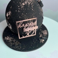 ,, ins Style Marking 30th Happy Birthday 21th Happy Birthday Happy Birthday Acrylic Cake Decoration