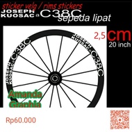 Cutting Sticker Rims Velk Sepeda Joseph Quosac