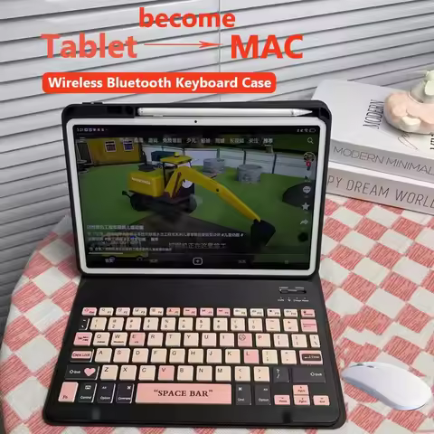 Free Mouse Bluetooth Keyboard Case for Xiaomi Mi Pad 6 6 Pro 11 2023 5 Pro 5 11 for Redmi Pad SE 11i