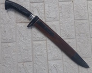 Golok Sembelih Damaskus | Golok Balikmipih Galonggong | Golok Full Tanduk