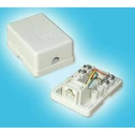Connector 1 Hole Rosette/ Rj11 connector/
