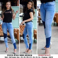 IB women's jeans/women's jeans PATCH JEANS 9008