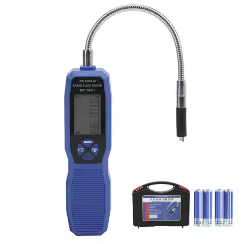Brake Fluid Oil Tester Detector LCD Display High Accuracy Testing Tool for DOT3/DOT4/DOT5.1