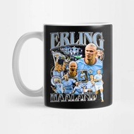 GLASS Mug | Gift | Hampers | Erling Haaland Vintage Bootleg Erling Haaland Mug