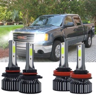 For GMC Sierra 1500 2500 2007-13 Front LED Headlight Bulbs
