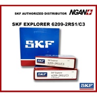 SKF EXPLORER 6209 2RSH/C3 , 6209 2Z/C3 Deep groove ball bearing with seals (45MMX85MMX19MM)