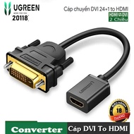 DVI 24+1 to HDMI conversion cable Ugreen UG 20118 (HD FeMale > < DVI Male, 2-way use)