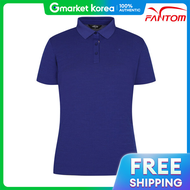 Phantom Womens Cupra Collar Short-Sleeve T-Shirt 221E2To802 Bl