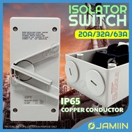 20A / 32A / 63A 3Phase Isolator Switch IP65 Industrial Switch 240V Suiz Kalis Air On Off Switch Wate