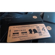 Custom airplane sticker boarding pass invitation