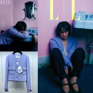 Chanel香奈兒✨2023/24 Métiers d’art 高級手工坊系列曼徹斯特✨24A薰衣草淺紫假兩件式斜紋軟呢夾克外套