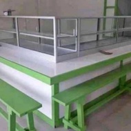 Meja Warteg+Etalase