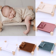 Fotografi yang baru lahir prop katil katil Mini kayu untuk bayi foto menembak aksesori bayi gadis budak berpose katil katil latar belakang