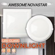 Premium Glass LED Downlight 4inch 12W / 6inch 18W Downlight Glass  3Colour 6500K LED