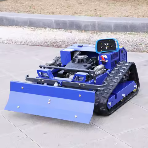 Slope Mower Remote Control, 9HP Tracked Robotic Lawn Mower, RC Crawler Radio Controlled Grass Cutter