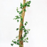 Plant Leaves Green Plant Ceiling Fake Flowers Wall Gauge Decoration Rattan Winding Simulation Blocki