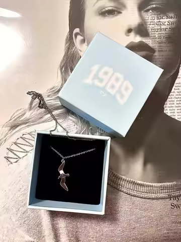 Fashion Star TS 1989 Seagull Clavicle Necklace Sea Bird Charm Fine Necklace Simple Jewelry Accessori