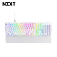 【NZXT美商恩傑】Function2 機械鍵盤(白色/有線/可調觸發/光軸/附扶手/吸音棉/ARGB/巨集/熱插拔/英文/2年保固)