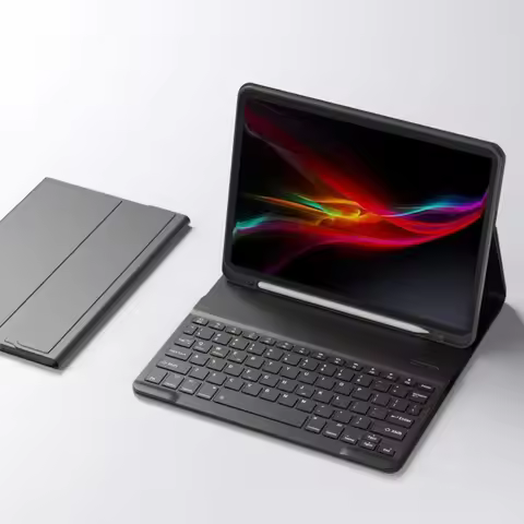 For IPad Air 13 Inch M2 M3 Case with Keyboard,Detachable Keyboard Tablet Cover IPad Pro 12.9 2018-20