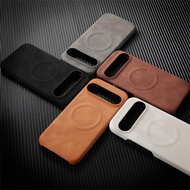 Luxury Magnetic Sheepskin Leather Phone Case for Google Pixel 10/9 Pro XL Pixel 10/9/8/7 Pro Pixel 8