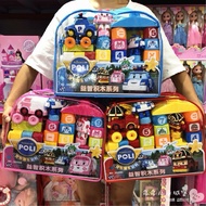 READY STOCK MAINAN ROBOCAR DIY FUNNY DUPLO LEGO BLOCK 40pcs TOY