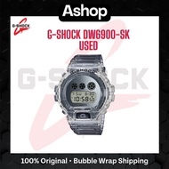 <2ndhand> CASIO G-SHOCK DW-6900SK-1 SEMI TRANS RESIN BAND MEN WATCH Ashop