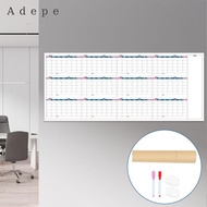 [Adepe] Dry Erase Monthly Calendar, Erasable Blank Calendar Planner, Timetable for Home Office