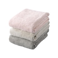Carari Hair Dry Towel 40×100 cm, Highly Absorbent Microfiber, Set of 3, Caramel Pink (Pink/Beige/Gre
