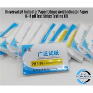 Universal pH Indicator Paper Litmus Acid Indicator Paper 0-14 pH Test Strips Testing Kit