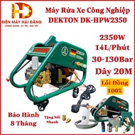 Máy rửa xe chỉnh áp DekTon DK-HPW2350 - 2350W.Dòng cao áp.Áp lực caoMẫu mới Có Bánh Xe.BH 6T