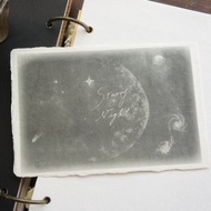 和紙明信片【Starry Night】聖誕節 禮物 贈禮 紀念