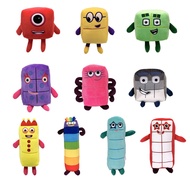 2022 New Cartoon Numberblocks Cute Plush Doll Children Toys Kids Gift Educational upin ipin toys Stu