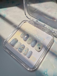 【客製】手工穿戴甲 | 花蝴蝶。淡| No.S5