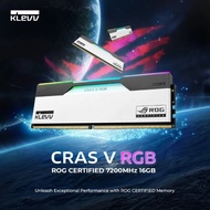 KLEVV CRAS V RGB ROG Certified [ 32GB (16GBx2) / 48GB (24GBx2) ] 6200MHz ~ 7200MHz DDR5 Gaming Memor