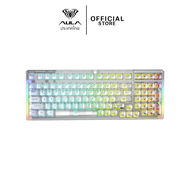 คีย์บอร์ด ไร้สาย Aula รุ่น F98 Gasket ขนาด 95% (99 Keys) Hotswap ได้ รองรับ Marco ได้ เชื่อมต่อ 3 โห