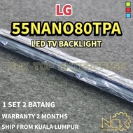 LG 55NANO80TPA TV LED BACKLIGHT BARU READY STOCK 55NANO80 55NAN080 55NAN080TPA